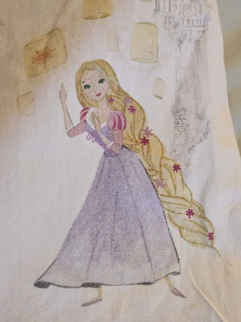 Pottery Barn Kids Disney Princess  Crib Sheet